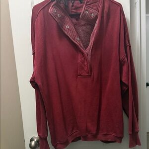 Aerie Red pull over